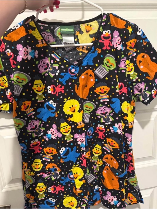Sesame Street Tops - Sesame Street Scrub Top